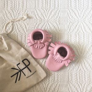 Freshly picked baby moccasins